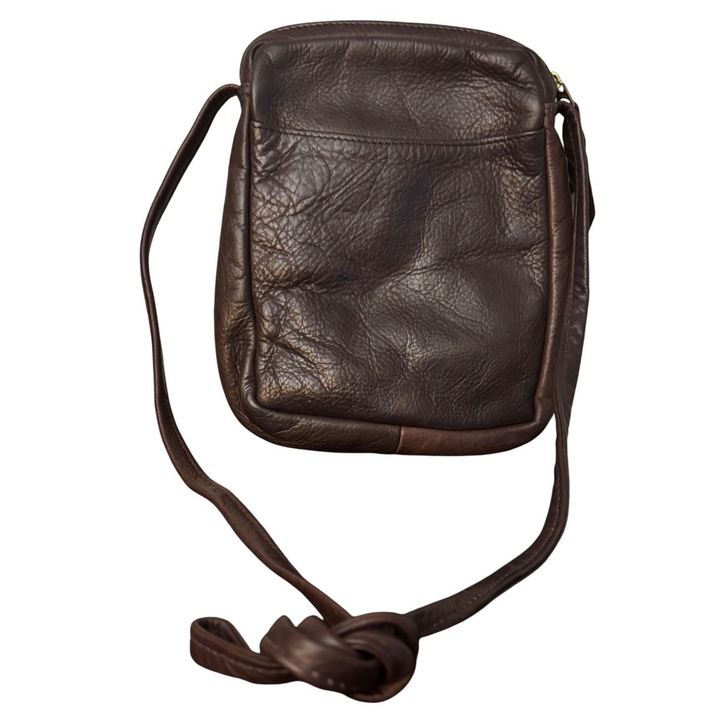 Sven Design | Dark Brown Pebbled Leather Crossbody Bag Handmade in Berkeley USA